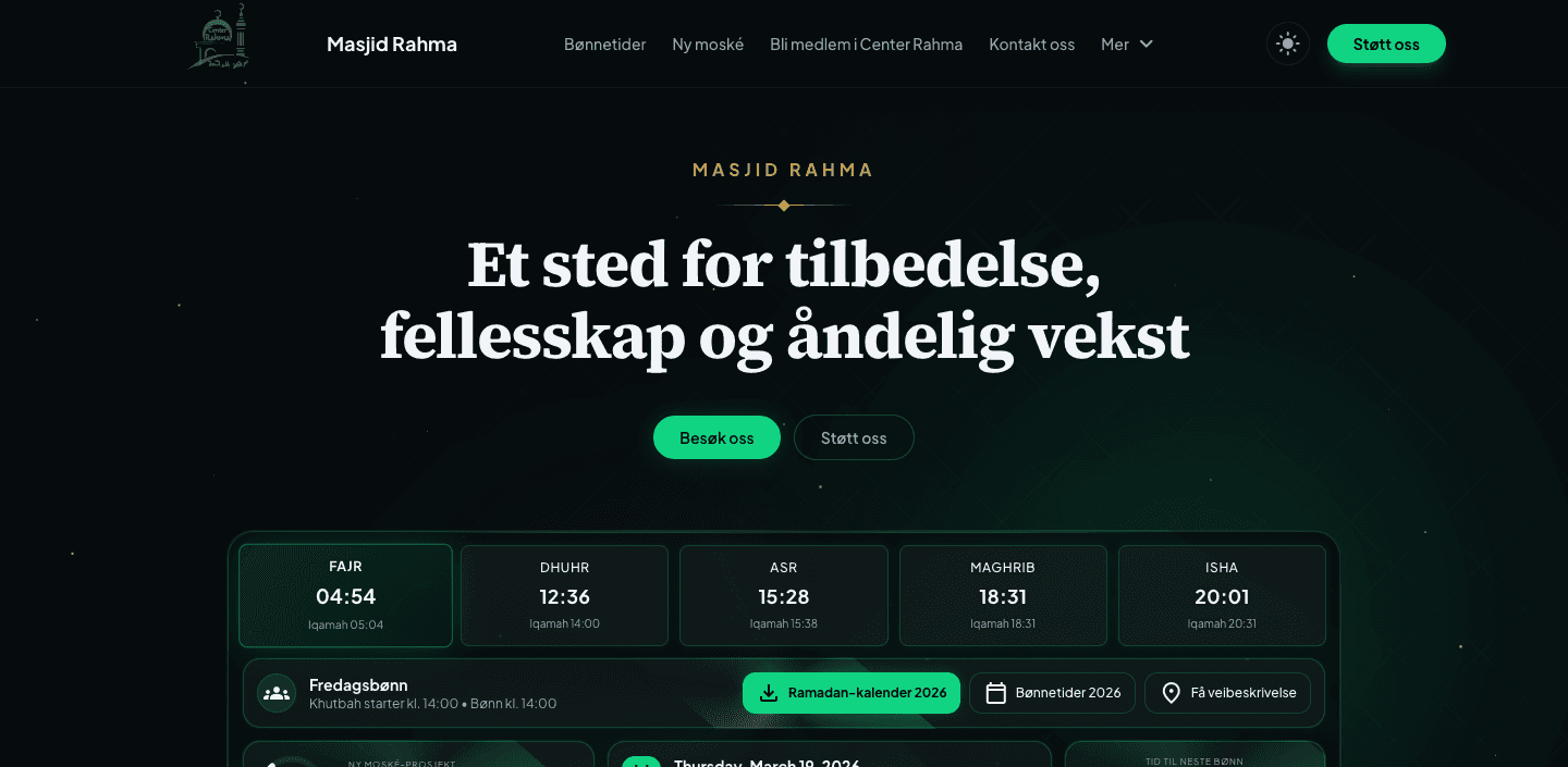 Center Rahma — seksjon 1